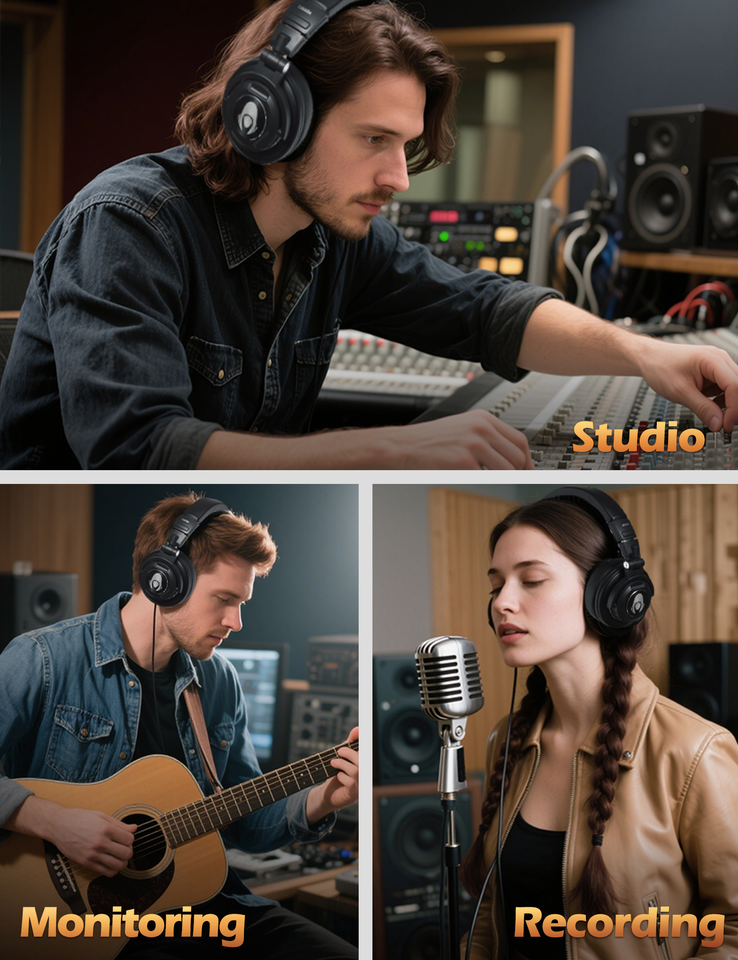 Talomen Ti660x | Cuffie cablate per monitoraggio professionale in studio