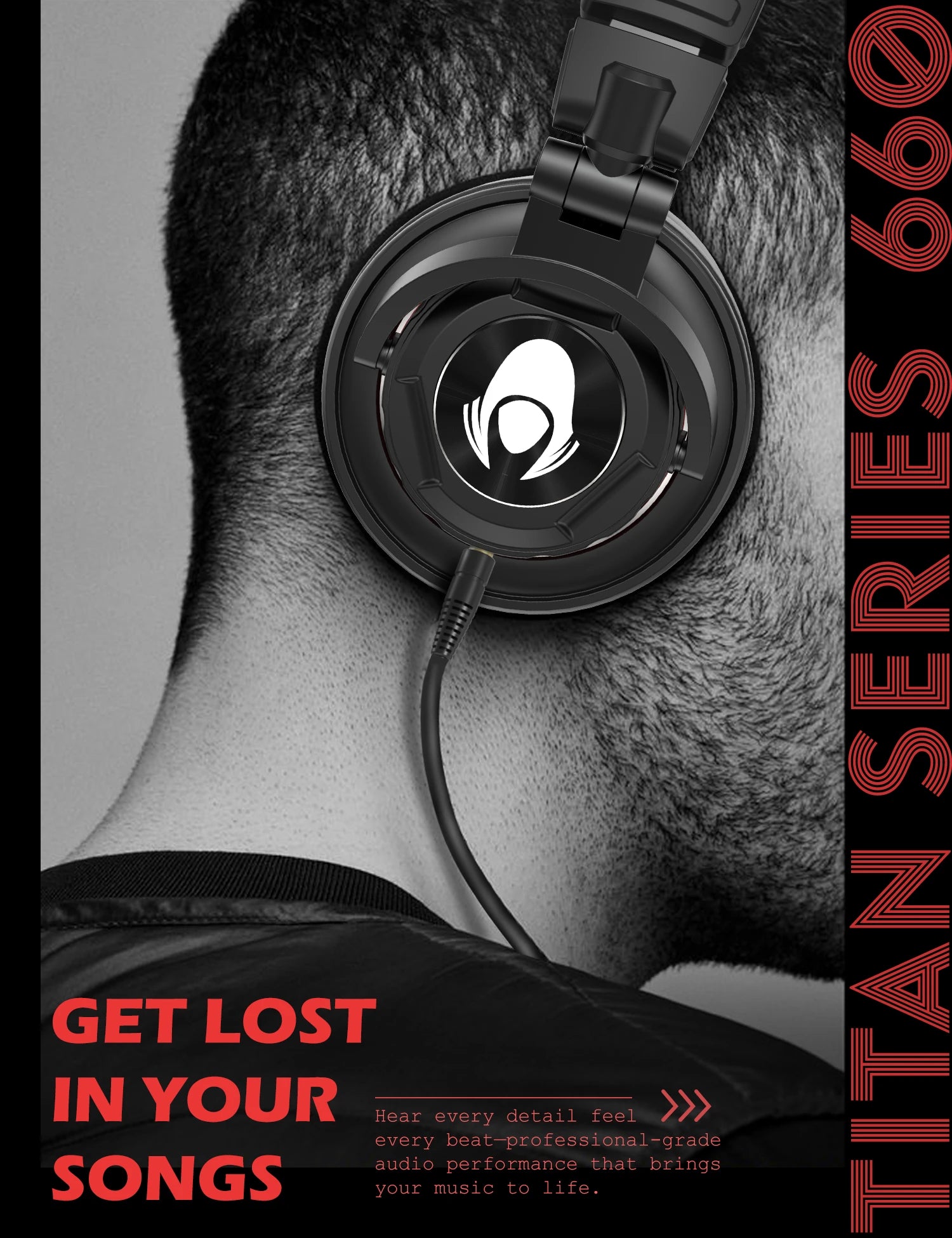 Talomen Ti660x | Professional Studio Monitoring Wired Headphone