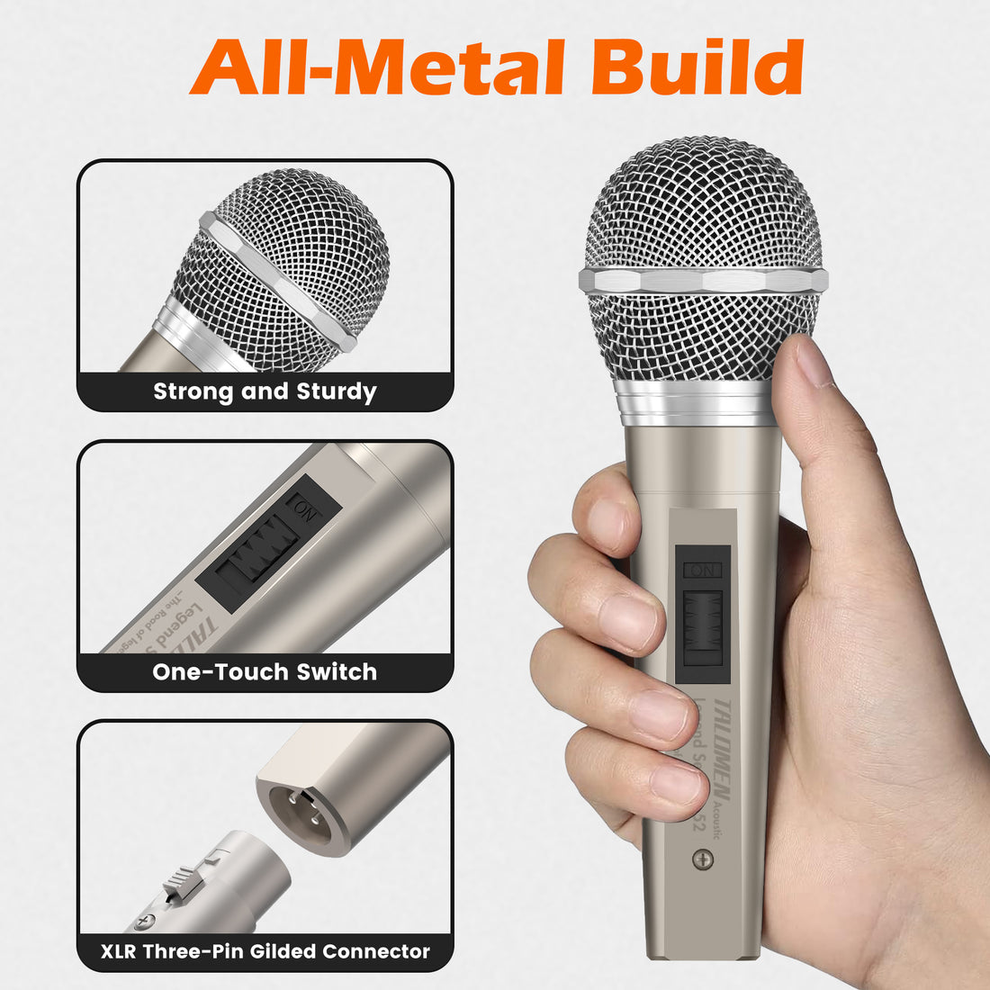 Talomen L52 | Microphone vocal professionnel